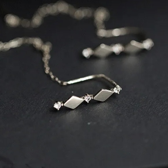 Drop Earring Women Charm Cubic Zircon Jewelry A Pair - Picture 2 of 6